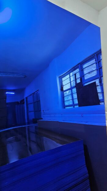Lamina tipo Espejo Azul